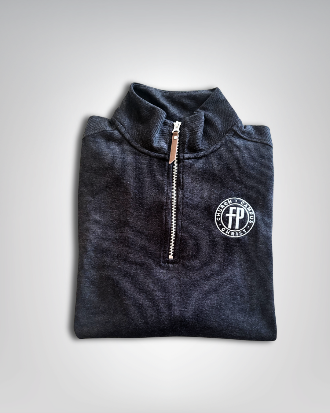 Charcoal 3/4 Zip Shirt