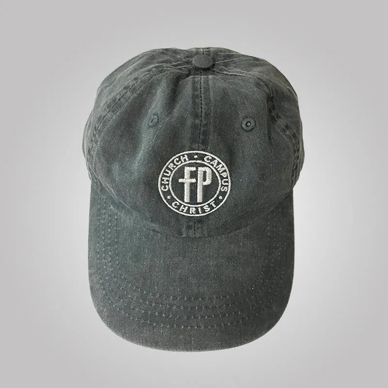 Ladies Washed Charcoal FP Cap