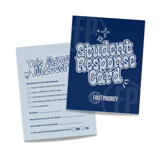 2025 Student Response Cards